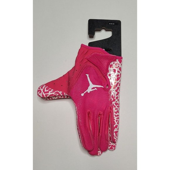 Nike Jordan Jet 7.0 Pink Football Gloves - Picture 1 of 5